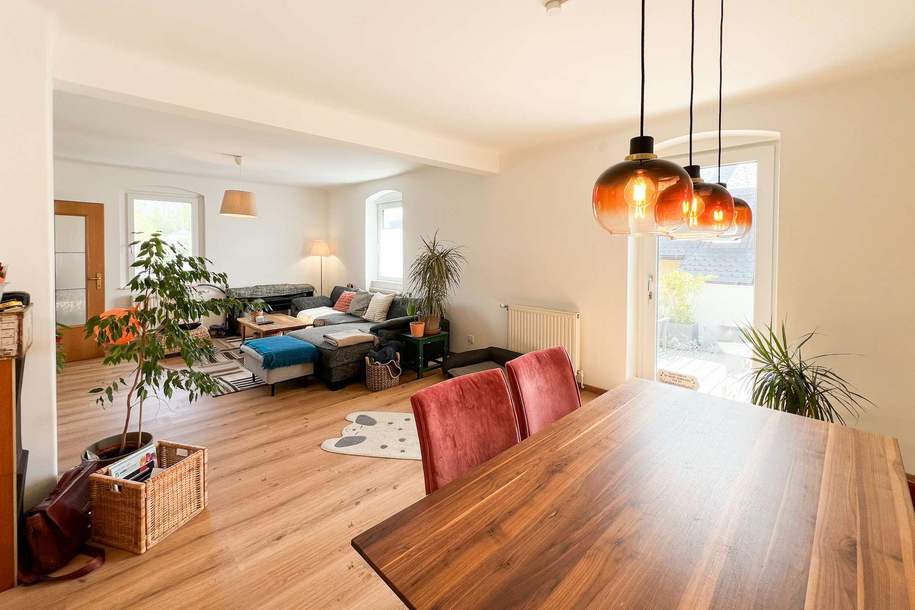 Seltene Gelegenheit in zentraler Lage: 2 verbundene Wohneinheiten mit Garten & Terrasse in Gmunden, Wohnung-miete, 2.150,00,€, 4810 Gmunden