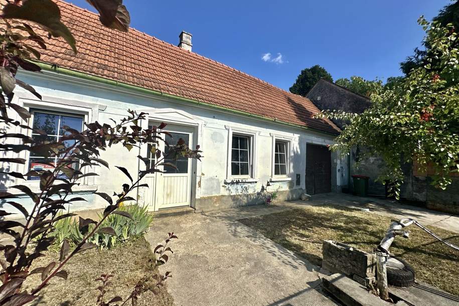 Vielseitiges Landhaus in Pellendorf – zwei Wohneinheiten, Weinviertel & Autobahnnähe!, Haus-kauf, 124.900,€, 2191 Mistelbach