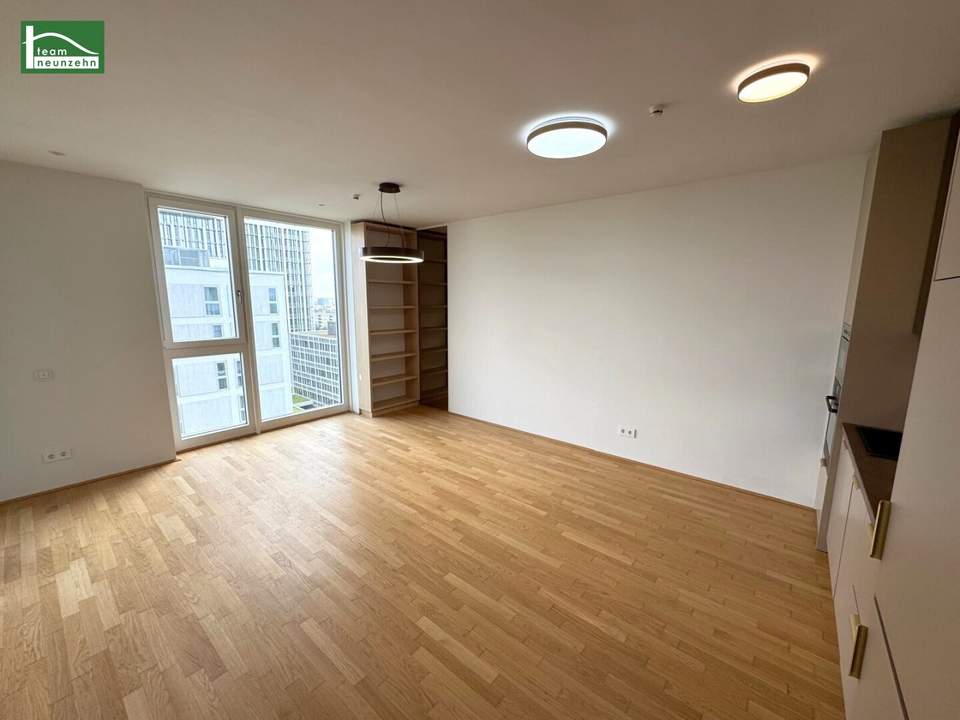 Exklusives Wohnen in VIENNA22 – Neubau mit Dachterrasse, Pool & Fitness über den Dächern von Wien. - WOHNTRAUM