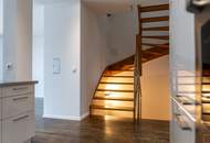 Zentral begehbare DG-Maisonette-Wohnung mit Freifläche auf Wohnebene und Dachterrasse