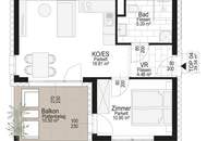 ++PROVISIONSFREI++ Stilvolle 2-Zimmer-Neubauwohnung mit Balkon in Graz-Geidorf