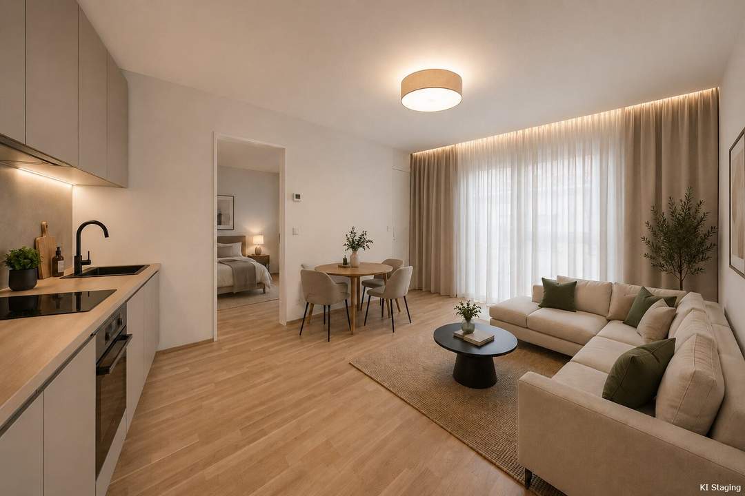NEU und BEZUGSFERTIG >> moderne 2 ZI Anlegerwohnung mit Balkon >> TOP Anbindung >> Floridsdorfer Spitz, Alte Donau