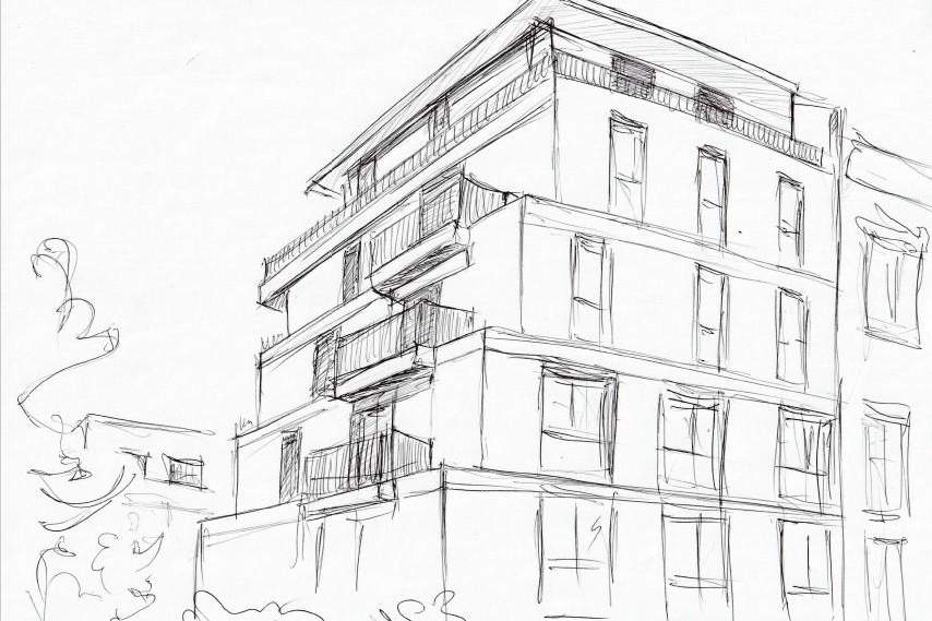 LEBEN in der STADT - 44m² Wfl mit 11m² Terrasse im 4.OG - Provisionsfrei !! - BAUAKTION -8,5%, Wohnung-kauf, 216.947,€, 8010 Graz(Stadt)