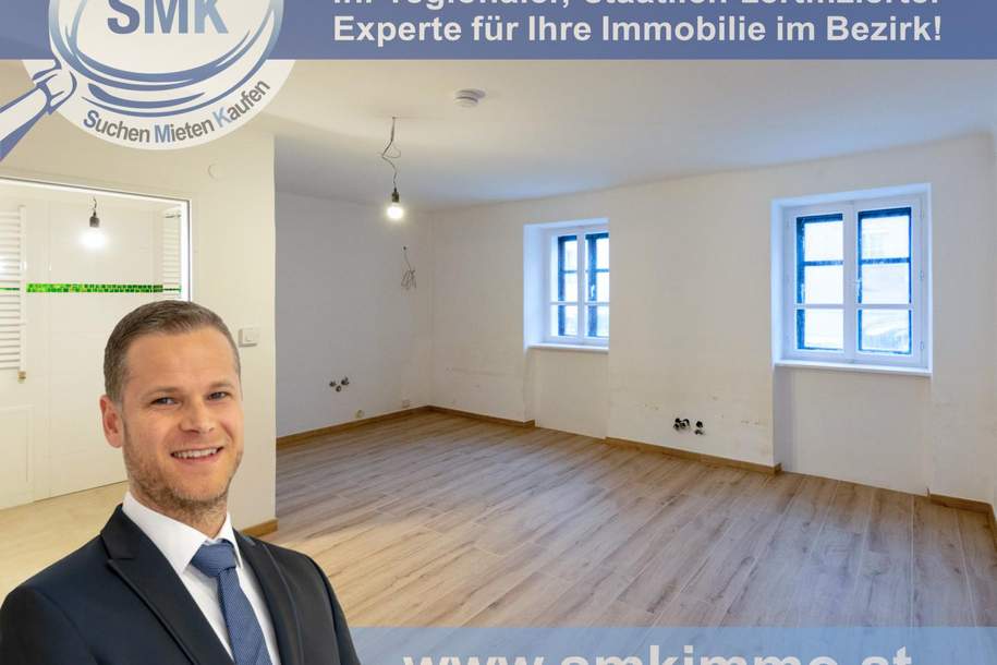 Moderne Mietwohnung – Erstbezug nach Sanierung!, Wohnung-miete, 550,00,€, 2020 Hollabrunn