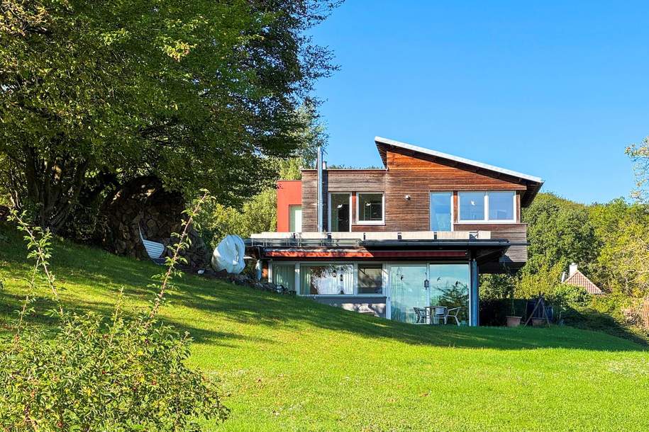 Nachhaltig wohnen mit Erdwärme – Architektenhaus in idyllischer Grünruhelage mit Weitblick, Haus-kauf, 1.190.000,€, 3041 Sankt Pölten(Land)