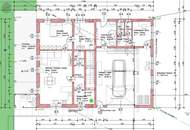 Mehrfamilienhaus mit Garage/Lager/Büro - Dorfwidmung