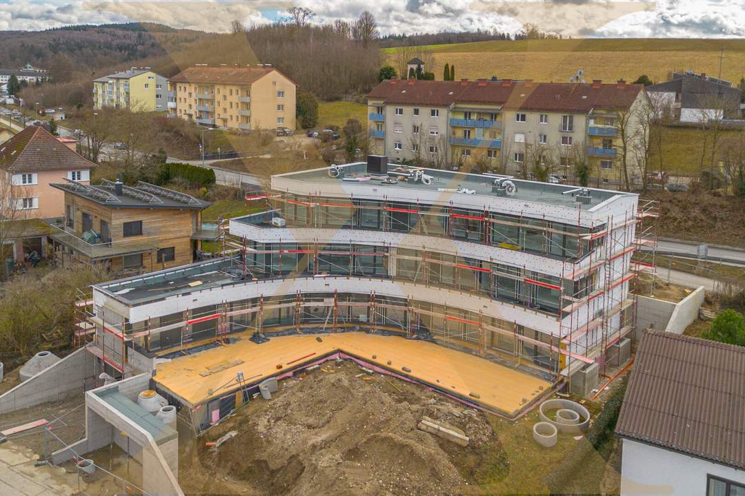 Neubau-Erstbezug: 3-Zimmer-Gartenwohnung mit Terrasse &amp; Eigengarten in Wilhering
