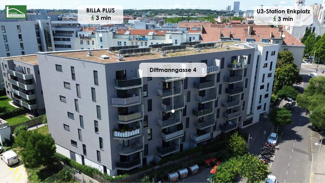 Einziehen &amp; wohlfühlen: attraktive 2-Zimmer-Wohnung nahe U3 Enkplatz!