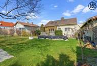 Einfamilienhaus mit großem Garten, sehr guter öffentlicher Anbindung und ausgezeichneter Infrastruktur in der Nähe des Badesees.