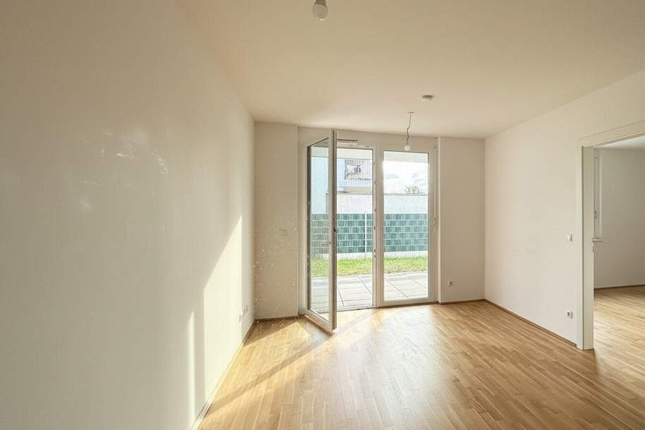 | 2 ZIMMER | MIT GROSSEM GARTEN | KAGRANER PLATZ | NEUBAU, Wohnung-miete, 898,99,€, 1220 Wien 22., Donaustadt