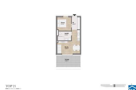Hochwertige Neubauwohnungen in Geidorf: UrbanGreenGeidorf, Wohnung-kauf, 199.500,€, 8010 Graz(Stadt)
