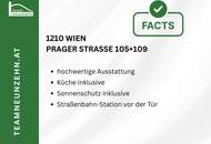 Innenhof-Balkon und top Infrastruktur! Neubau-Wohnung nahe S-Bahn Jedlersdorf, Straßenbahn 26 und SCN mit Einbauküche!