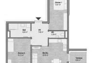 Top 08 A - Leben in Geidorf - 52,43m² Wfl mit 5m² Terrasse SW - Provisionsfrei !!