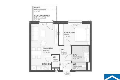 "Bonsai" Ihr neues Renditeobjekt in Bestlage, Wohnung-kauf, 235.900,€, 1220 Wien 22., Donaustadt