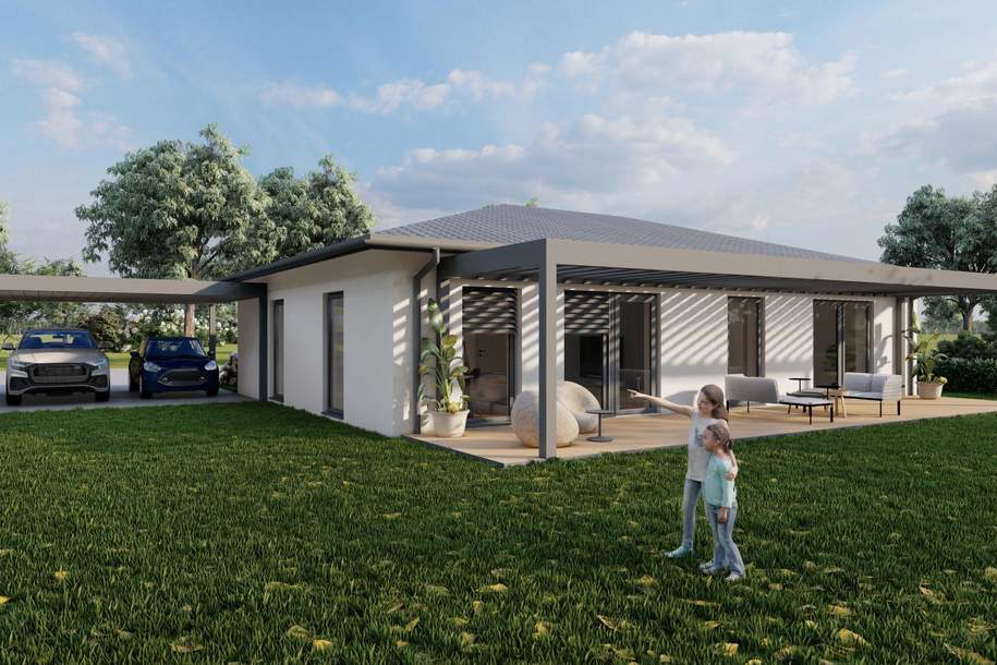 "Das Regenerationshaus" - BUNGALOW - individuell planbar - Neubauprojekt, Haus-kauf, 366.000,€, 7021 Mattersburg