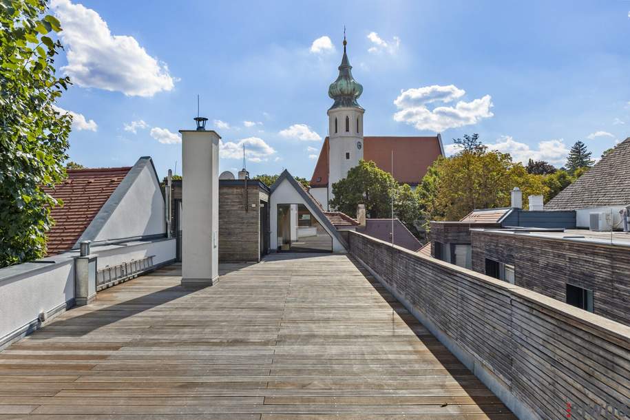 Domizil im Herzen von Grinzing - inklusive 90m² Dachterrasse und separater Büroeinheit I Praxis, Wohnung-kauf, 1.890.000,€, 1190 Wien 19., Döbling