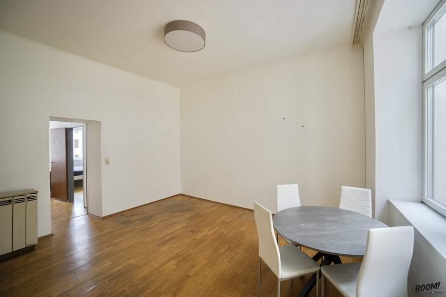 Lichtdurchflutete 3-Zimmer Altbauwohnung 1050 Wien, Wohnung-kauf, 229.000,€, 1050 Wien 5., Margareten