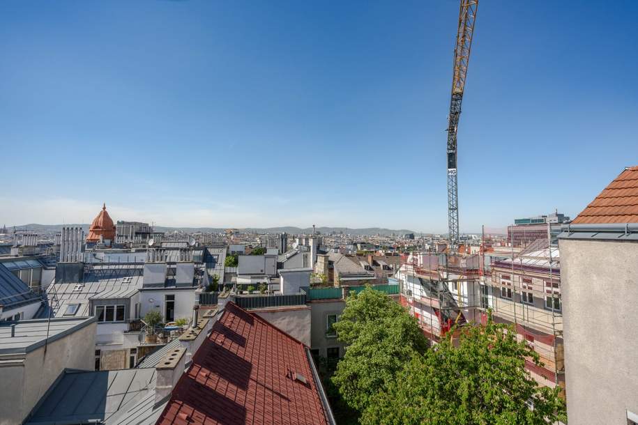 Eingebettet zwischen den Dächern Wiens - absolut ruhig!, Wohnung-kauf, 1.275.000,€, 1040 Wien 4., Wieden
