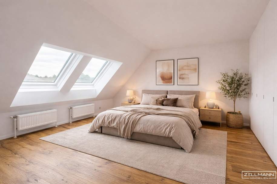 LIESING - Nähe Riverside | geräumige Dachgeschosswohnung mit großzügigem Wohnbereich, Terrasse &amp; extra Küche | ZELLMANN IMMOBILIEN, Wohnung-kauf, 599.000,€, 1230 Wien 23., Liesing