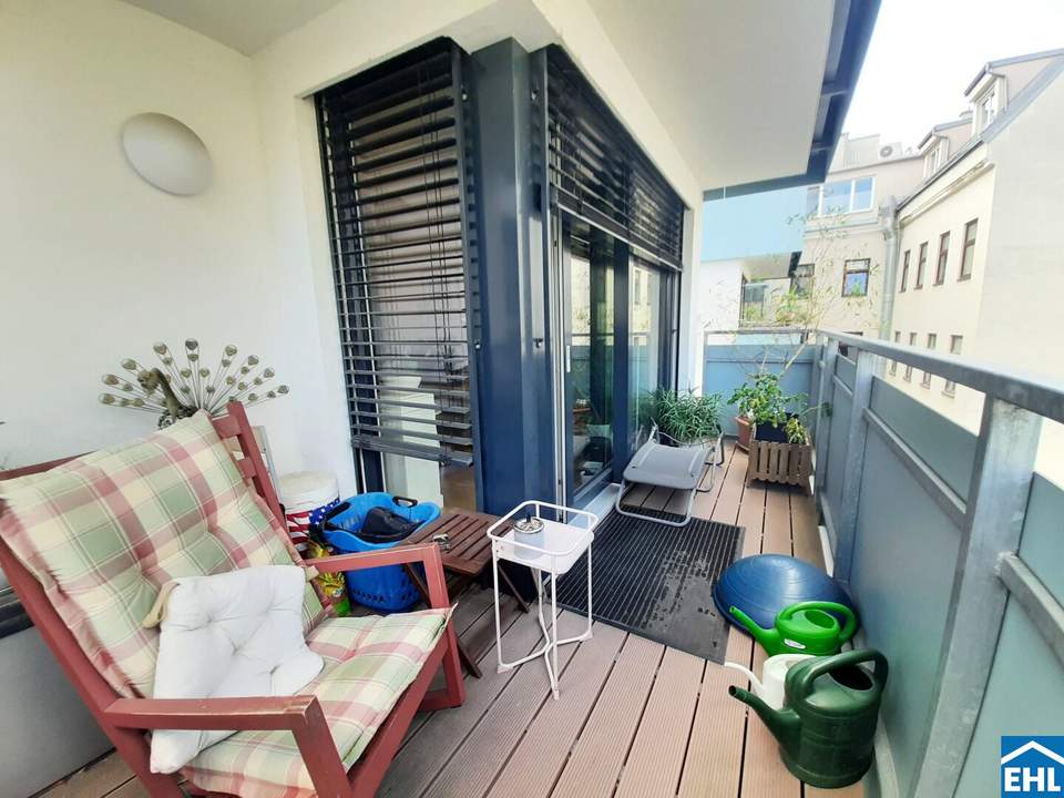Moderne 3-Zimmer-Wohnung mit Balkon und Garagenstellplatz