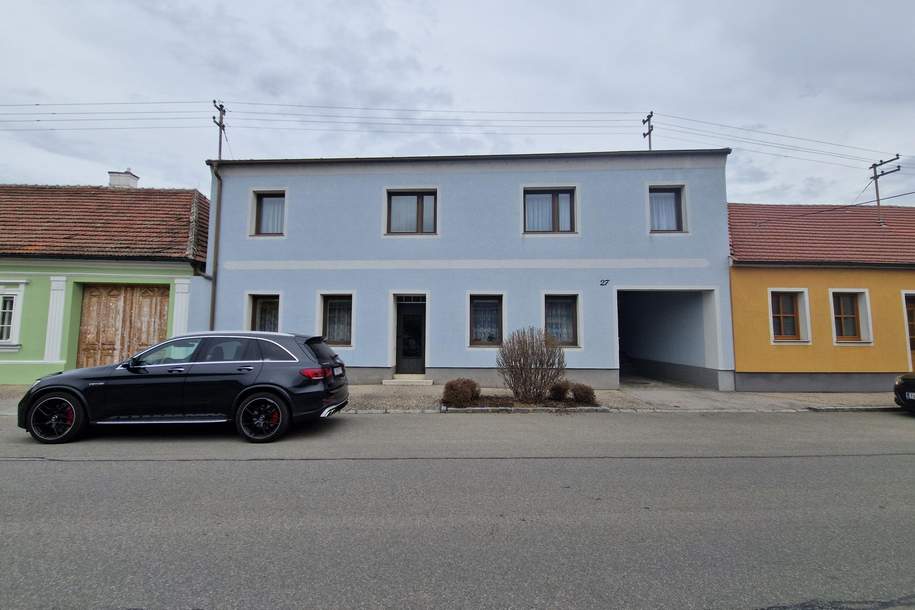 GROSSZÜGIGES LANDHAUS MIT GESCHLOSSENEM INNENHOF, WERKSTATT UND NEBENGEBÄUDEN IN PARADIESISCHER GRÜNRUHELAGE MIT MÖGLICHKEIT AUF STADEL UND KLEINE LANDWIRTSCHAFTLICHE FLÄCHE, Haus-kauf, 399.000,€, 3470 Tulln