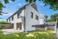 Neuwertige Doppelhaushälfte - Gießhübl - mit Lift und 100 m² Freiflächen | Neubau 2022