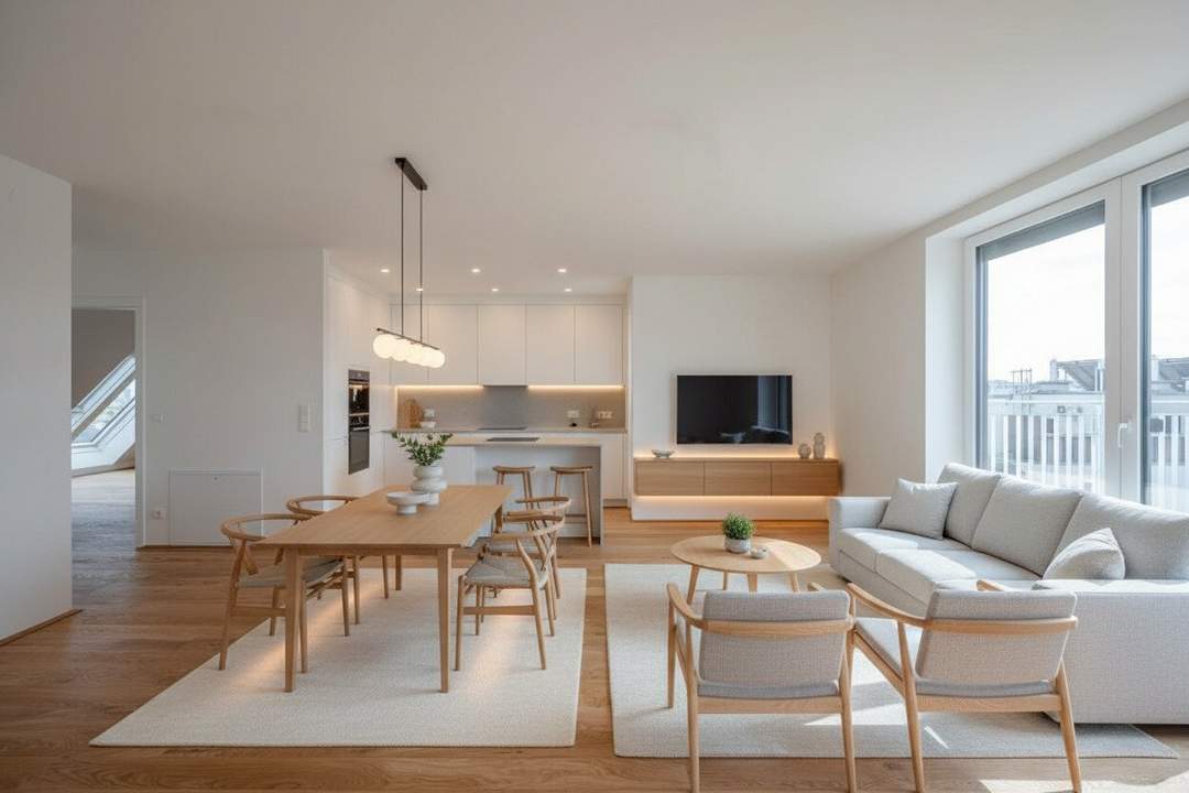 ++NEU++ Außergewöhnliche 5-Zimmer Dachgeschoss-Maisonettewohnung in toller Lage (Erstbezug)!!!