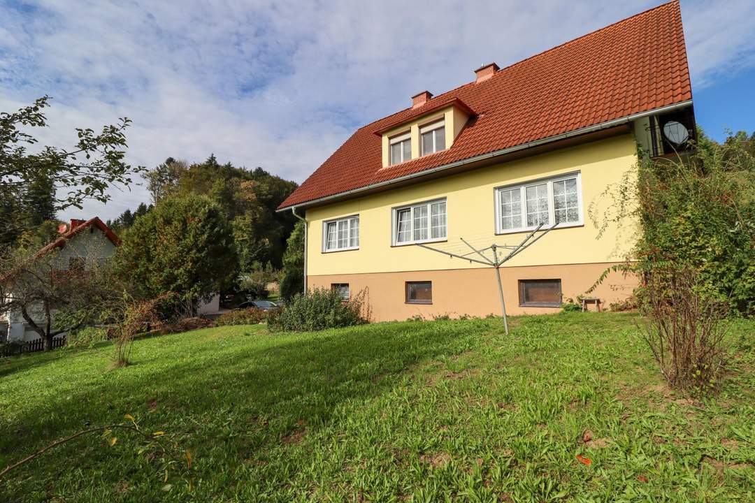 Heimwerkertraum - Einfamilienhaus mit Potenzial in guter Kirchbacher Lage