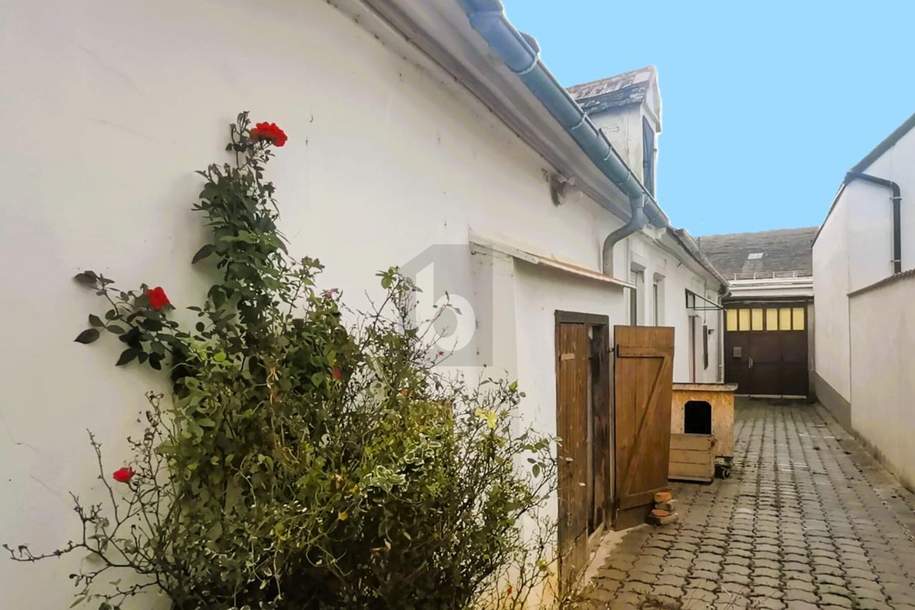 TRADITIONELLER STRECKHOF MIT GARTEN, SCHEUNE UND ZWEITER ZUFAHRT - BAURESERVE, Haus-kauf, 275.000,€, 7051 Eisenstadt-Umgebung