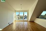 Charmante 3-Zimmer Dachgeschosswohnung inkl. Einbauküche und zwei Terrassen! Ab Juli!