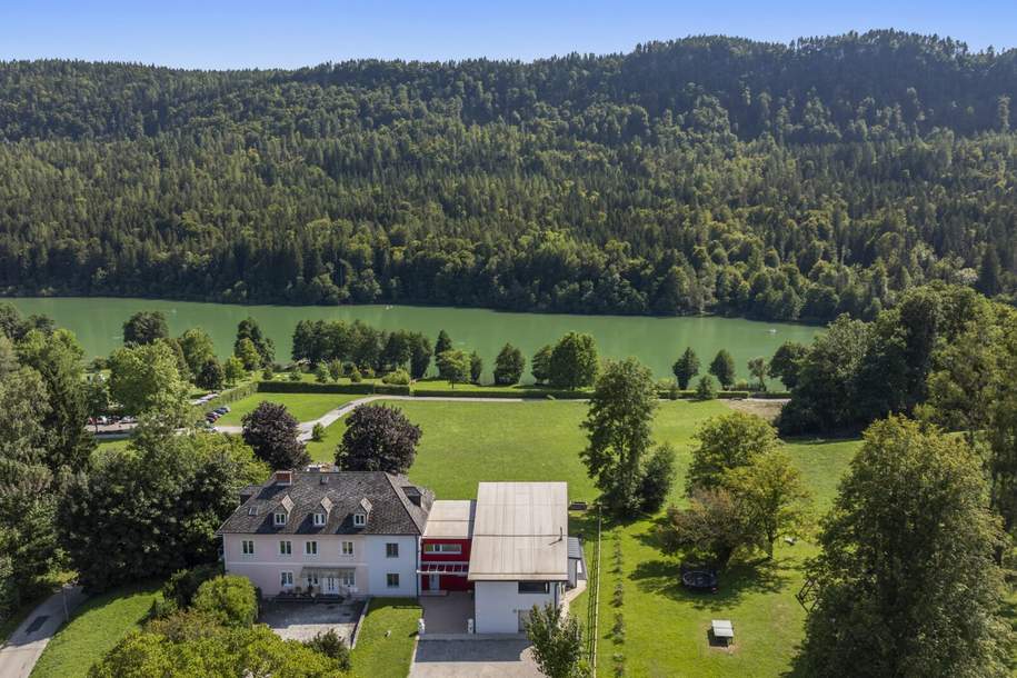 Modernisiertes Reihenhaus mit 3 Wohneinheiten, traumhaftem Seeblick und vielseitigen Nutzungsmöglichkeiten, Haus-kauf, 1.350.000,€, 9074 Klagenfurt Land