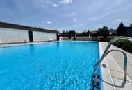 1210 Wien: Eckreihenhaus mit großem Garten und Swimmingpool in der Wohnanlage