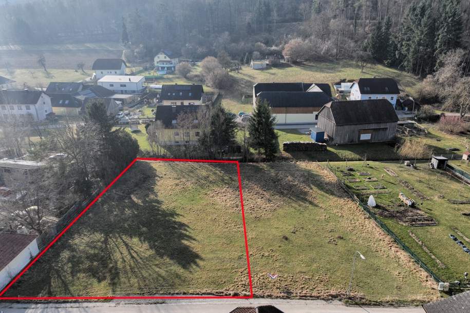 ebener Baugrund in Pöverding bei Melk, Grund und Boden-kauf, 87.720,€, 3390 Melk