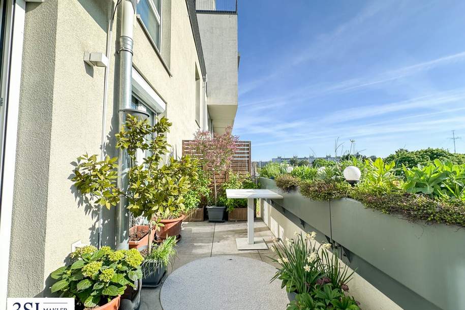 Exklusive 3-Zimmer-Maisonette im Dachgeschoss | Balkon | U-Bahn-Nähe | Weitblick, Wohnung-kauf, 550.000,€, 1230 Wien 23., Liesing