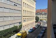 Top Anbindung, Blick in den grünen Innenhof inkl. Stellplatz. Nähe Jörgerstrasse und Kreuzgasse