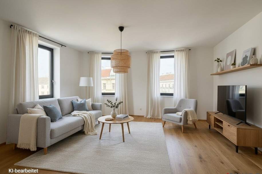 SOMMERAKTION NEUE PREISE - barrierefreie 3-Zimmer Altbauwohnung mit geräumiger Wohnküche | Fernwärme, Wohnung-kauf, 495.000,€, 1150 Wien 15., Rudolfsheim-Fünfhaus