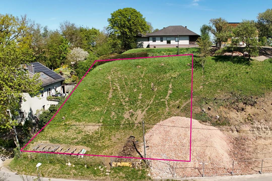 Grundstück mit Westausrichtung - Leben am Land mit den Vorteilen einer Stadt: