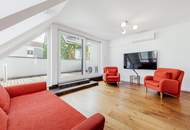 Freiraum über dem Servitenviertel: Großzügige DG-Maisonette mit herrlicher Aussicht und zusätzlichem Studio