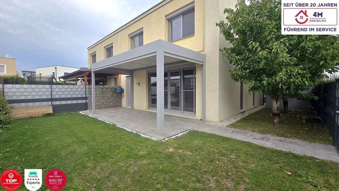 4-Zimmer-Doppelhaushälfte mit Photovoltaik und 3 Stellplätzen
