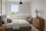 Provisionsfrei: Erstbezug und fertig - kompakte 3 Zimmer Wohnung - Luxuriös im Grünen Wohnen