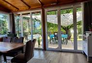Haus mit großer Terrasse und wunderbarem Garten