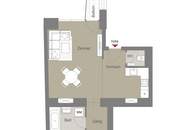 HERBSTAKTION - NEUE PREISE | 2-Zimmer Altbauwohnung mit großzügiger Verglasung und südseitigem Innenhofbalkon | Fernwärme