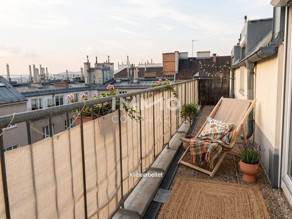 IN TOPLAGE HOFSEITIGE DACHTERRASSENWOHNUNG!