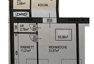 Schlossquadrat, Dachausbau 2 Zimmer, Einbauküche