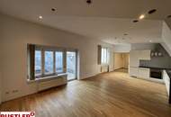 Hofruhelage und Dachterrasse in der Neubaugasse