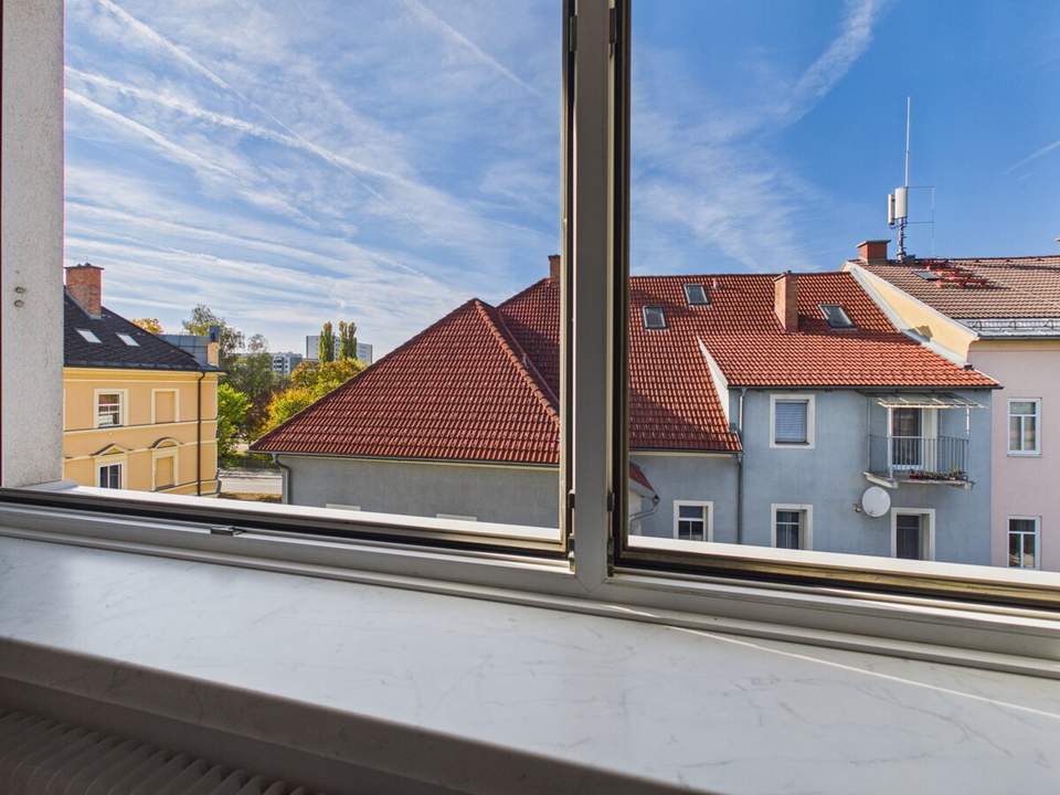 Frisch sanierte 2-Zimmer-Wohnung in zentrumsnaher Lage – nahe dem Klinikum Klagenfurt (Morogasse 3)