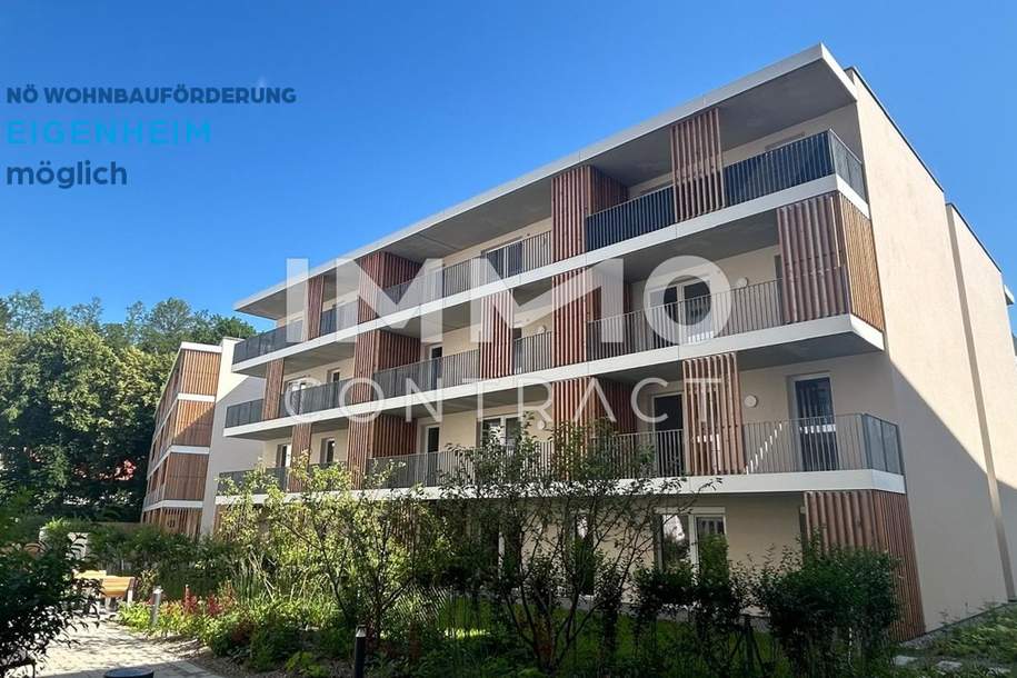 Neubau Erstbezug Durchdachte 3-Zimmer Wohnung, Wohnung-kauf, 257.100,€, 3100 Sankt Pölten(Stadt)