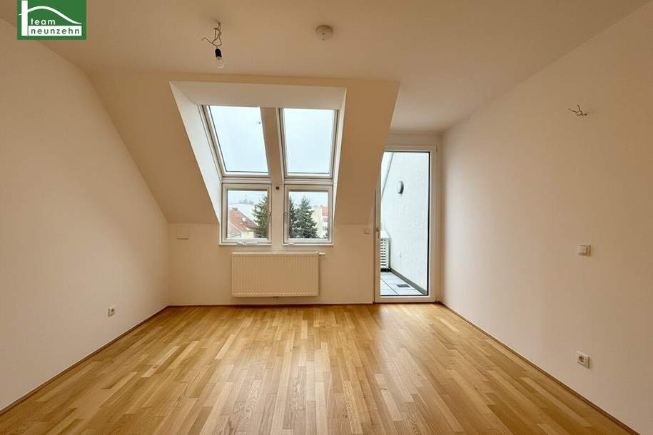 Ruhige 2-Zimmer-Dachgeschosswohnung mit Balkon in 1160 Wien!, Wohnung-miete, 1.250,00,€, 1160 Wien 16., Ottakring