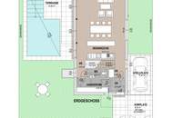 Villa mit Pool, voll unterkellert – mit Top-Ausstattung