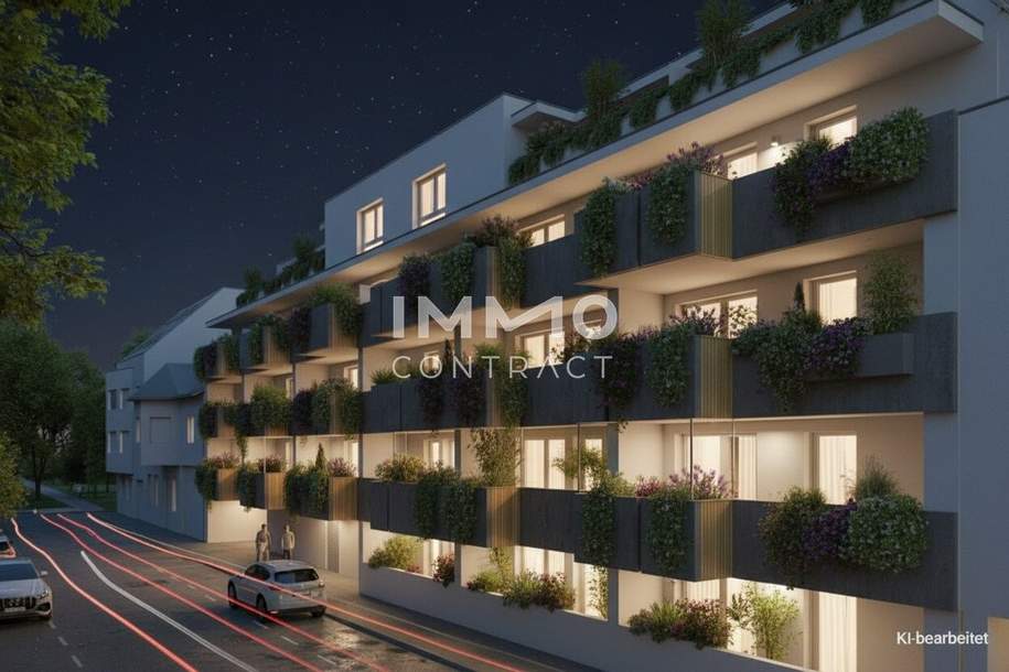 Provisionsfreier Wohntraum im Erstbezug- 2-Zimmer Mit Balkon & Terrasse in Simmering, Wohnung-kauf, 199.500,€, 1110 Wien 22., Donaustadt